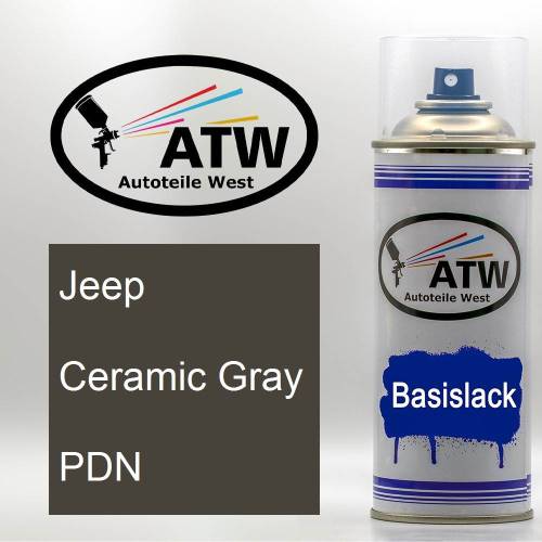 Jeep, Ceramic Gray, PDN: 400ml Sprühdose, von ATW Autoteile West.